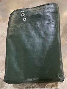 แผ่นผ้าใบกันน้ำสีเขียวมะกอกแผ่นกันน้ำโพลีเอ็กแพ็คของเด็กชายเด็กหญิงเต็นท์กันน้ำกันน้ำกันน้ำแบบธรรมดา - Product Image 4