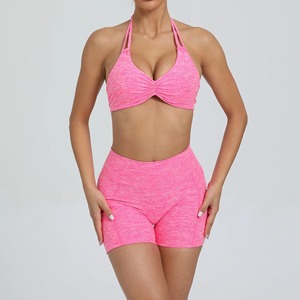 2025 Top qualité femmes Yoga ensemble élégant Gym soutien-gorge Yoga Leggings ensemble personnaliser conception Logo Yoga ensemble - Product Image 4