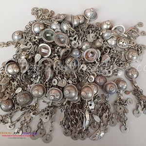 Botones Tribales Kuchi Vintage para la Creación de Joyas, Adornos de Disfraces y Proyectos de Moda Bohemia - Product Image 1