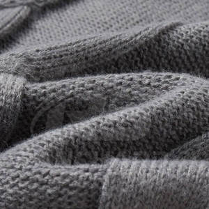 Pull en maille décontracté pour homme respirant, doux et chaud, pull quotidien pour homme, pull en laine mélangée pour l'hiver - Product Image 5