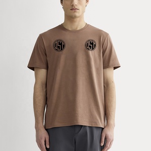 Haute qualité surdimensionné grande taille plaine hommes t-shirt 100% coton unisexe 240 Gsm t-shirt en gros concepteur hommes coupe ample T-Shirts - Product Image 6