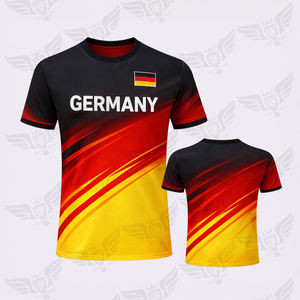 Maillot de football allemand de conception nouvelle 2026, sublimation personnalisée, maillots de football à séchage rapide, t-shirts - Product Image 5