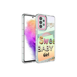 Coque pour Samsung Galaxy A73 OYO Korn, motif animé élégant et coloré, coque arrière rigide en silicone, compatible avec 14 Plus Pro - Product Image 2