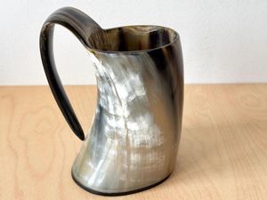 CLIQUEZ HORN MUGS INDIA FACTORY PRODUITS ARTISANAUX Tasse à boire en corne Nouveau design Naturel Original Viking Drinking - Product Image 6