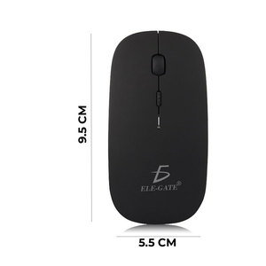 เมาส์เกมมิ่งไร้สายแบบชาร์จได้ ดีไซน์ตามหลักสรีรศาสตร์ ความถี่ 2.4GHz สำหรับแล็ปท็อป คอมพิวเตอร์ตั้งโต๊ะ ใช้ได้กับมือขวา - Product Image 6