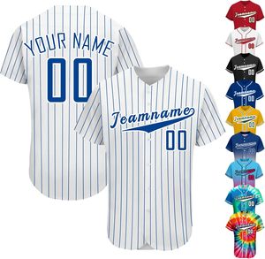 Camisetas de béisbol personalizadas de alta calidad para hombre, ropa deportiva de softball de secado rápido con logotipo impreso transpirable, número de nombre del equipo, venta al por mayor - Product Image 4