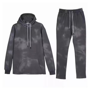 Survêtement décontracté pour homme en coton 100% avec logo personnalisé, coupe ample, manches longues, blocs de couleur - Product Image 6