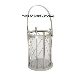 Lámpara de Ambiente para Colgar en la Pared, Lámpara de Mesa Moderna para el Hogar, Lámpara de Metal de Acero Inoxidable, Brillante y Pulida - Product Image 1