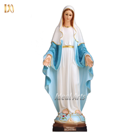 Idéal Arts Fait À La Main Petite Vierge Marie Statue Résine Marie Statue En Gros Religieux Artisanat pour La Maison Autel Église Jardin Décor