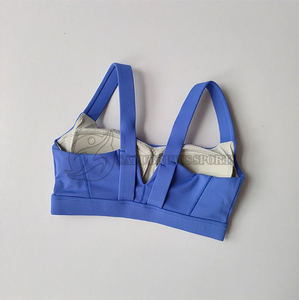 Soutien-gorge de sport pour femme haute intensité antichoc et séchage rapide Anti-UV respirant grande taille ensemble de yoga et de gymnastique avec doublure en Spandex - Product Image 6