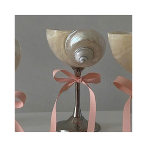 Copa de vino de concha de mar natural: cóctel hecho a mano único y creativo/copa de Martini para regalo de cumpleaños. - Product Image 5