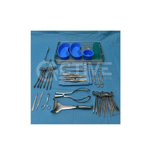 Juego de instrumentos de cesárea con abrazadera quirúrgica, fórceps y soporte de aguja Juego de instrumentos de Cesárea compactos - Product Image 6