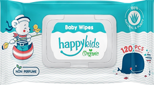 Toallitas Húmedas para Bebés ECOWIPES Happy Kids, 80 Unidades, Cuidado Suave y Delicado - Product Image 1