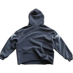 เสื้อฮู้ดผ้าฝ้าย100% โอเวอร์ไซส์สำหรับผู้ชายสินค้ามาใหม่ - Product Image 2