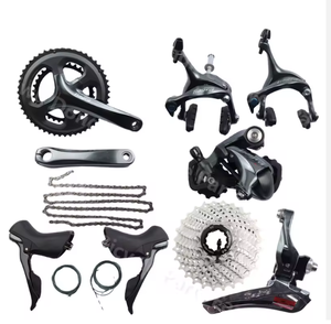 Grupo completo de bicicleta BEST 4700 Road 2x10 velocidades con cassette Sunshine 10s, plato de 165mm/170mm/175mm y palancas de cambio 2x10s - Product Image 3