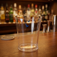 1 seau à glace transparent pour bar et hôtel, vente en gros, personnalisation OEM