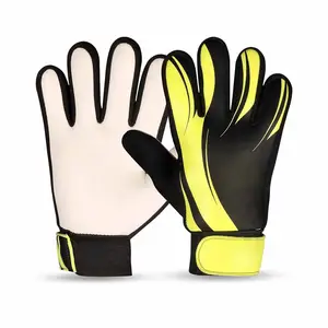 New sports wear soccer goal keeping gloves double handed comfortable gripped soccer gloves