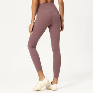 Leggings de Yoga con Logotipo Personalizado, Leggings de Sublimación Ajustados para Mujer, Pantalones de Cintura Alta Transpirables para Mujer - Product Image 5