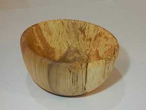 Grain de bois et couleur: Le bol a un motif de grain important et varié. La couleur primaire est un bronzage léger, doré ou crémeux - Product Image 4