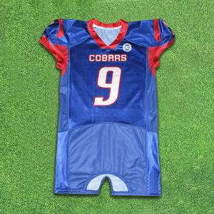 เสื้อฟุตบอลอเมริกันสไตล์โปรพร้อมอุปกรณ์ปักลายทแยงเสื้อฟุตบอลคุณภาพระดับพรีเมียมผลิตในปากีสถาน - Product Image 6