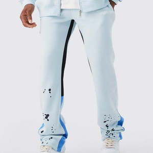 Produit populaire Vente en gros Survêtement évasé de haute qualité Personnalisé Vente en gros Tenue décontractée Grande taille Ensemble de jogging pour homme Survêtement évasé - Product Image 5