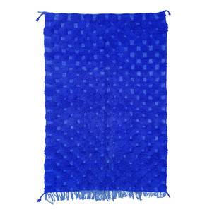 พรมขนสัตว์ทอมือสีน้ำเงิน ดีไซน์ทันสมัย สำหรับห้องนั่งเล่นขนาดใหญ่ ใช้ในบ้านหรือโครงการโรงแรม รับผลิตตามแบบ สั่งซื้อจำนวนมากได้ - Product Image 6