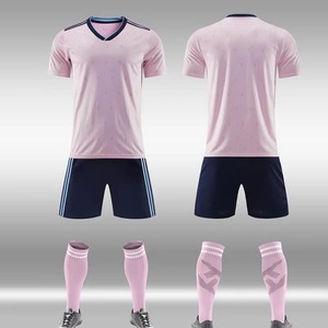 Uniforme de Fútbol de Manga Corta Talla Grande Más Vendido, 100% Poliéster, Material Transpirable y Duradero de Alta Calidad, Ropa de Fútbol al Por Mayor - Product Image 1