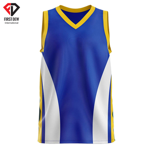 พิมพ์เต็มดาวสีขาว Sublimated 3D รูปแบบการออกแบบธงอเมริกันโรงงานขายตรงราคาต่ำที่มีคุณภาพดีเสื้อบาสเกตบอล - Product Image 5