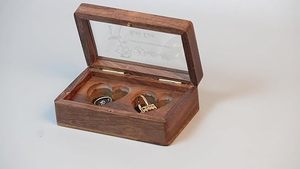 Eco-Friendly Solid Wood Square <b>Ring</b> <b>Box</b> with Polished Finish for Christmas Wedding Engagement or <b>Proposal</b> By HAND MADE CRAFT - Product Image 6