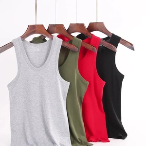 Custom <b>Men</b> Sports <b>Gym</b> Plus Size Tank Top <b>Vest</b> Quick Dry Slim Fit Soft Sportswear Summer Sleeveless Cut Off T Shirt - Product Image 1