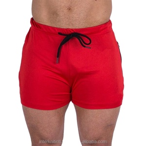Gym Men <b>Board</b> Shorts Solid High Waist Zipper Fly 100% Cotton Sport Shorts Training Joggers Running Bodybuilding Sweatpants - Product Image 3