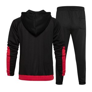 Conjunto Deportivo de Dos Piezas para Hombre, Estilo Sudadera con Capucha, 100% Algodón Ecológico de Alta Calidad, Diseño de Logotipo Personalizable, Cómodo - Product Image 2