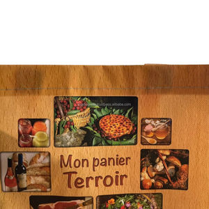 Bolsa de mano tejida de PP ecológica, logotipo personalizado, impermeable, reciclable, de algodón laminado, acabado brillante/mate, bolsa de compras de estilo moderno - Product Image 6