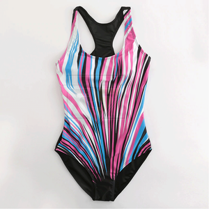 Traje de Baño Deportivo de Una Pieza para Mujer, Shorts de Alta Calidad en Spandex/Poliéster, Transpirable, de Secado Rápido, Anti-UV, con Logotipo Personalizado al por Mayor - Product Image 3