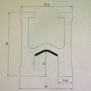 เสาเดียวมีความทนทานสูงที่แขวนพลาสติกแบบเอ็นจิเนียร์50มม. มีศูนย์สำหรับอุตสาหกรรมเชิงพาณิชย์ - Product Image 2