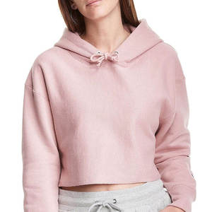 Custom cotton women hoodies oversized cotton fleece pullover fashion wear - Product Image 6