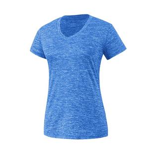 เสื้อยืดคอวีแขนสั้นสำหรับผู้หญิงเสื้อยืด180จีเอสเอ็มเสื้อยืดแขนสั้นน้ำหนักเบา - Product Image 6