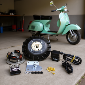 Flytech 20mm 1.4Kg Ignition Cone for Vespa 50 ET3 125 PK <b>Motorcycle</b> <b>Electrical</b> & Ignition <b>Systems</b> - Product Image 3