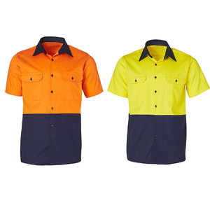 Wholesale Quick Dry Hi Vis Safety <b>Polo</b> T-Shirt Long Sleeve Reflective Work Construction Vest Customizable OEM Workwear - Product Image 6