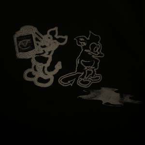 ผ้าถักนิตติ้ง Wokmouse N Sadmouse ผ้าฝ้าย 100% พิมพ์ลายสกรีน ลายหม้อกระทะและหนูเศร้า - Product Image 2