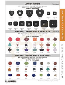 Bouton cuir PSDS - Product Image 3