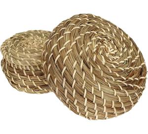 Juego de 3 Cajas Pequeñas de Mimbre con Tapa, Caja de Almacenamiento Hecha a Mano, Ecológica, Decoración Natural para el Hogar, Venta al por Mayor desde Vietnam - Product Image 3