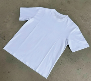เสื้อยืดผ้าฝ้ายแท้ 100% แบบเรียบง่ายสำหรับผู้ชาย ทรงหลวม สวมใส่สบาย แขนสั้น สั่งทำได้ มีสินค้าพร้อมส่งจำนวนมาก เสื้อผ้ารวมหลายแบบ เสื้อผ้ามือสอง - Product Image 1