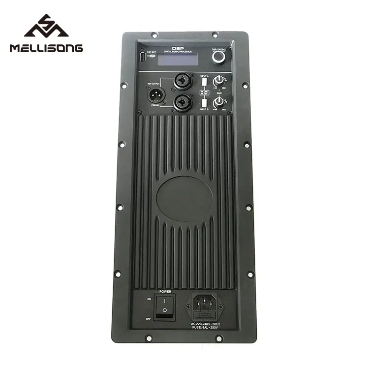 Audio Profesional 5.1 1000 Watt Speaker Aktif Daya Digital Modul Papan Amplifier Kelas D dengan SPM1000AD-BT Tegangan Lebar DSP