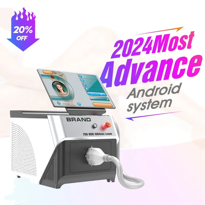 2024 Professionele 4 Wave 808nm Pijnloze Pussy Epilator Diode Laseren Permanente Ontharing Machine Voor Verkoop