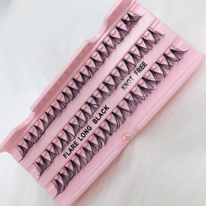 Vietnam fait à la main sans noeud cheveux synthétiques noirs CC Curl Premade Volume Fans naturel Long cils Extension fournitures cils - Product Image 5