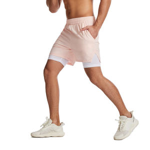 <b>Men's</b> High Quality Breathable Quick Dry <b>Knee</b> <b>Length</b> Cotton/Polyester Gym <b>Shorts</b> Solid Pattern High Street Style Best Material - Product Image 3