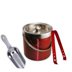 Est Elling holholesale 1,3 Staintainless Teel INI ililver ououble Wall ararty INE ine intintage Champagne intce uckets With id - Product Image 1