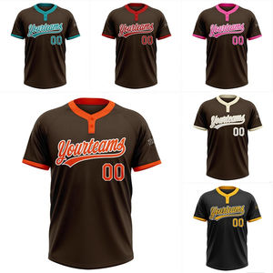Top meilleure qualité Sublimation femmes Softball Jersey vente au détail en gros décontracté Street Wear manches courtes vêtements de sport chemises - Product Image 6