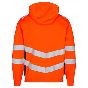 Sweat à capuche zippé de sécurité hivernal réfléchissant 3M sur mesure de haute qualité pour la circulation et la construction - Product Image 6